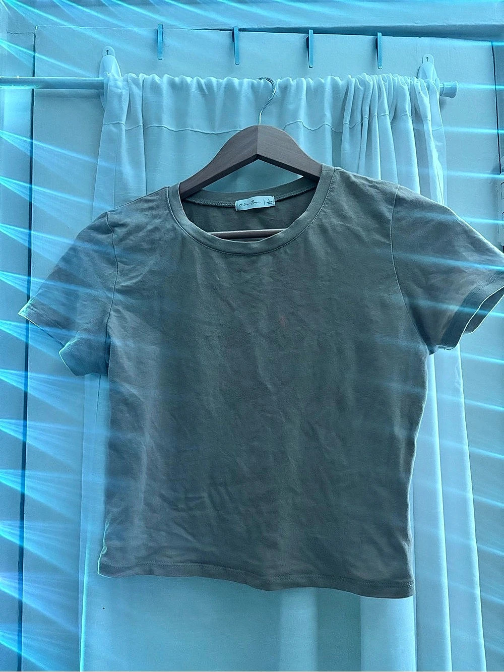 Active Basic Short Sleeve Tee in Brown Beige